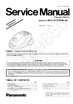 Предварительный просмотр 1 страницы Panasonic MC-CG717R249-AE Service Manual