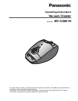 Предварительный просмотр 1 страницы Panasonic MC-CG881K Operating Instructions Manual