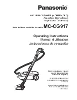 Panasonic MC-CG917 Operating Instructions Manual предпросмотр