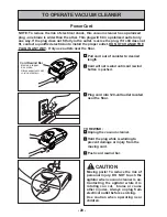 Предварительный просмотр 20 страницы Panasonic MC-CG917 Operating Instructions Manual