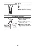 Предварительный просмотр 22 страницы Panasonic MC-CG917 Operating Instructions Manual