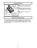 Предварительный просмотр 24 страницы Panasonic MC-CG917 Operating Instructions Manual