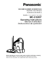 Предварительный просмотр 1 страницы Panasonic MC-CG937 Operating Instructions Manual