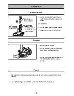 Предварительный просмотр 16 страницы Panasonic MC-CG937 Operating Instructions Manual