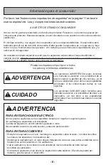 Preview for 8 page of Panasonic MC-CG955 Operating Instructions Manual