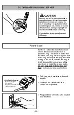 Preview for 22 page of Panasonic MC-CG955 Operating Instructions Manual