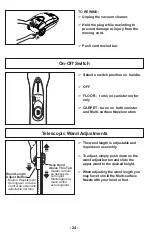 Preview for 24 page of Panasonic MC-CG955 Operating Instructions Manual