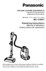 Предварительный просмотр 1 страницы Panasonic MC-CG957 Operating Instructions Manual