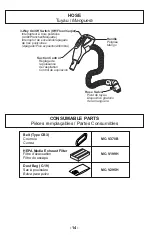 Предварительный просмотр 14 страницы Panasonic MC-CG957 Operating Instructions Manual