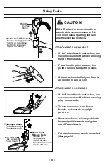 Предварительный просмотр 28 страницы Panasonic MC-CG957 Operating Instructions Manual