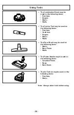 Предварительный просмотр 30 страницы Panasonic MC-CG957 Operating Instructions Manual