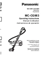 Предварительный просмотр 1 страницы Panasonic MC-CG983 Operating Instructions Manual