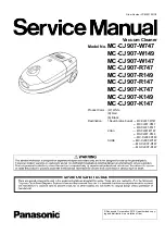 Предварительный просмотр 1 страницы Panasonic MC-CJ907-W747 Service Manual