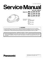 Panasonic MC-CJ911-R147 Service Manual предпросмотр