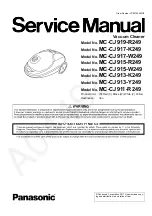 Предварительный просмотр 1 страницы Panasonic MC-CJ911-R249 Service Manual