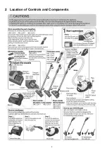 Предварительный просмотр 4 страницы Panasonic MC-CJ911-R249 Service Manual