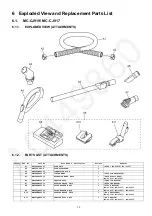 Предварительный просмотр 19 страницы Panasonic MC-CJ911-R249 Service Manual