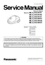 Предварительный просмотр 1 страницы Panasonic MC-CJ915-R147 Service Manual