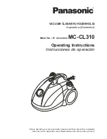 Panasonic MC-CL310 Operating Instructions Manual предпросмотр