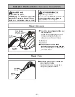 Предварительный просмотр 10 страницы Panasonic MC-CL310 Operating Instructions Manual