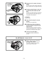 Предварительный просмотр 13 страницы Panasonic MC-CL310 Operating Instructions Manual