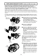 Предварительный просмотр 24 страницы Panasonic MC-CL310 Operating Instructions Manual