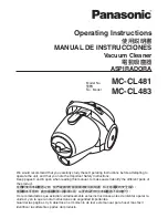 Panasonic MC-CL481 Operating Instructions Manual предпросмотр