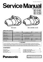 Panasonic MC-CL481 Service Manual предпросмотр