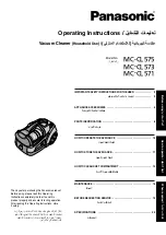 Panasonic MC-CL575 Operating Instructions Manual предпросмотр