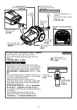 Предварительный просмотр 8 страницы Panasonic MC-CL601 Operating Instructions Manual