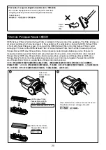 Предварительный просмотр 20 страницы Panasonic MC-CL601 Operating Instructions Manual