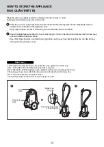 Предварительный просмотр 12 страницы Panasonic MC-CL607 Operating Instructions Manual