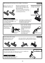 Предварительный просмотр 18 страницы Panasonic MC-CL607 Operating Instructions Manual