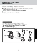 Предварительный просмотр 13 страницы Panasonic MC-CL609 Operating Instructions Manual