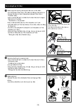 Предварительный просмотр 15 страницы Panasonic MC-CL609 Operating Instructions Manual