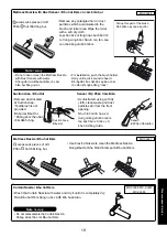 Предварительный просмотр 19 страницы Panasonic MC-CL609 Operating Instructions Manual