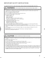 Preview for 3 page of Panasonic ?MC-CL743 Operating Instructions Manual