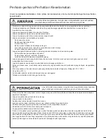 Preview for 4 page of Panasonic ?MC-CL743 Operating Instructions Manual