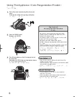 Preview for 8 page of Panasonic ?MC-CL743 Operating Instructions Manual