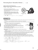 Preview for 11 page of Panasonic ?MC-CL743 Operating Instructions Manual