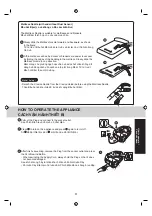 Предварительный просмотр 9 страницы Panasonic MC-CL779 Operating Instructions Manual