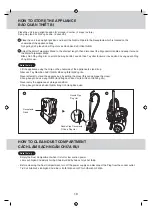 Предварительный просмотр 10 страницы Panasonic MC-CL779 Operating Instructions Manual