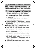 Preview for 4 page of Panasonic MC-CL787 Operating Instructions Manual