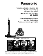 Предварительный просмотр 1 страницы Panasonic MC-CL933 Operating Instructions Manual