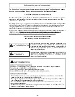 Предварительный просмотр 5 страницы Panasonic MC-CL933 Operating Instructions Manual