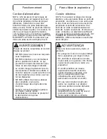 Предварительный просмотр 13 страницы Panasonic MC-CL933 Operating Instructions Manual