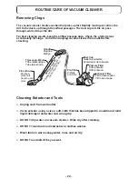 Предварительный просмотр 20 страницы Panasonic MC-CL933 Operating Instructions Manual