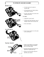 Предварительный просмотр 7 страницы Panasonic MC-CL934E Operating Instructions Manual