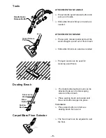 Предварительный просмотр 8 страницы Panasonic MC-CL934E Operating Instructions Manual