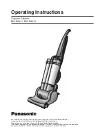 Предварительный просмотр 1 страницы Panasonic MC-E4013 Operating Instructions Manual